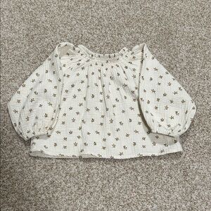 Rylee and Cru Floral Patterned Long Sleeve Blouse